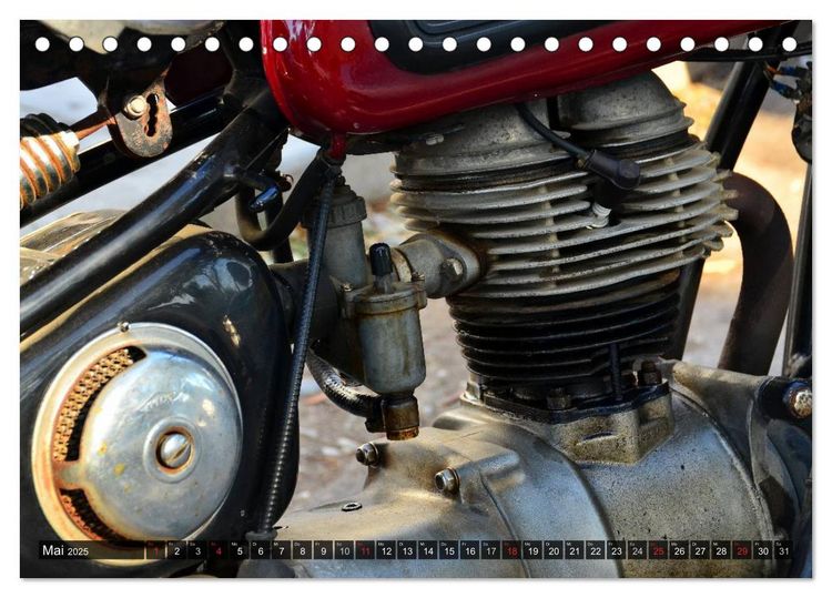 Produktbild: BMW R26 (Tischkalender 2025 DIN A5 quer), CALVENDO Monatskalender