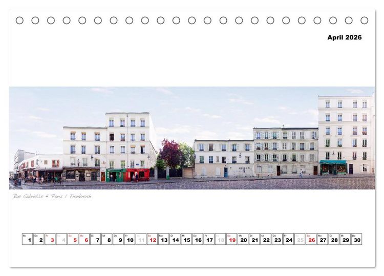 Produktbild: Europa Panorama 2026 (Tischkalender 2026 DIN A5 quer), CALVENDO Monatskalender