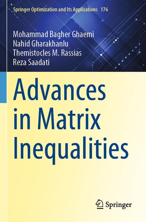 Produktbild: Advances in Matrix Inequalities