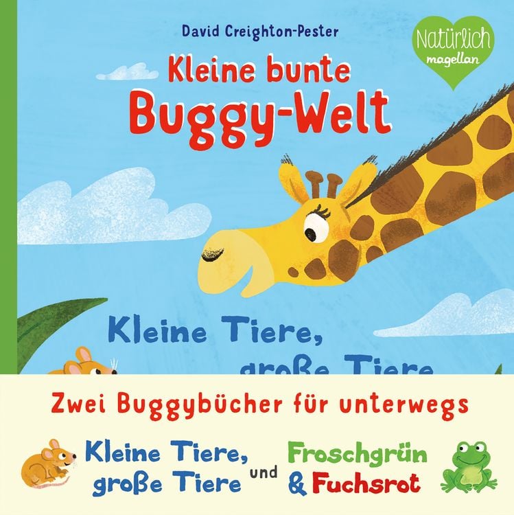 Produktbild: Kleine bunte Buggy-Welt - Kleine Tiere, Große Tiere & Froschgrün & Fuchsrot