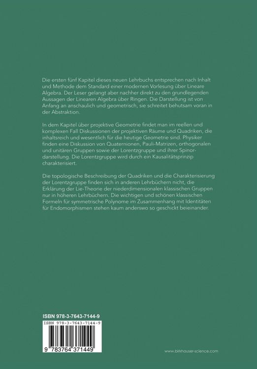 Produktbild: Lineare Algebra und Analytische Geometrie