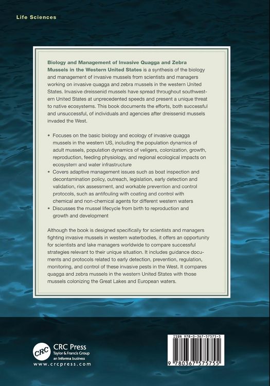 Produktbild: Biology and Management of Invasive Quagga and Zebra Mussels in the Western United States