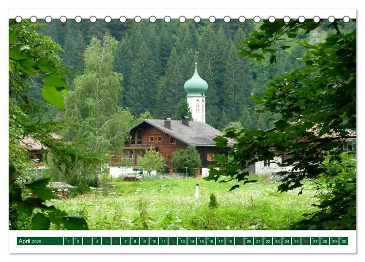 Produktbild: Montafon (Tischkalender 2026 DIN A5 quer), CALVENDO Monatskalender