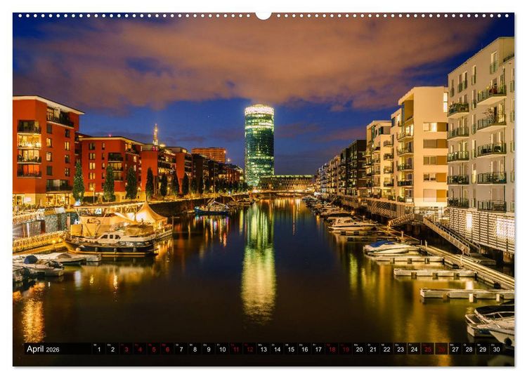 Produktbild: Main Frankfurt (hochwertiger Premium Wandkalender 2026 DIN A2 quer), Kunstdruck in Hochglanz