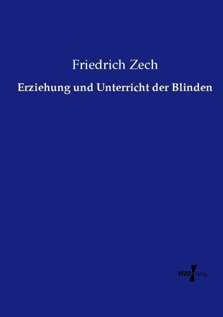 Produktbild: Erziehung und Unterricht der Blinden