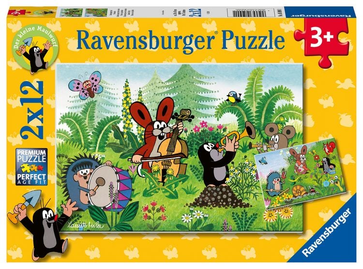 Produktbild: Puzzle Ravensburger Gartenparty mit Freunden 2 X 12 Teile