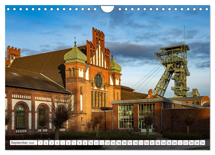 Produktbild: Die Zechen im Ruhrpott (Wandkalender 2026 DIN A4 quer), CALVENDO Monatskalender