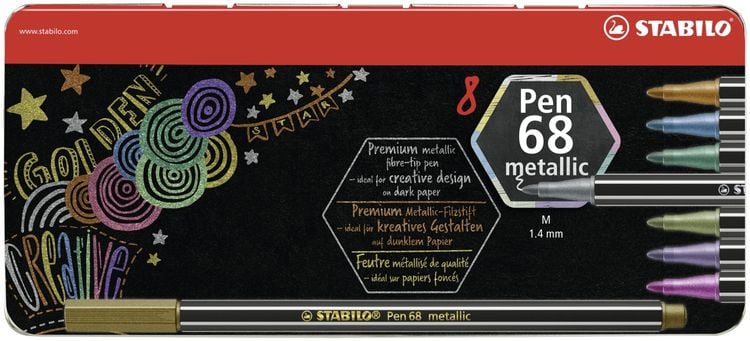 Bild vom Artikel STABILO Filzstifte Pen 68 metallic 8er Set vom Autor 