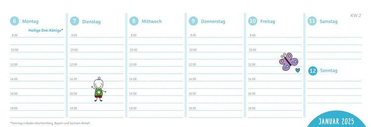 Produktbild: ErzieherInnen-Tischkalender 2024 / 2025