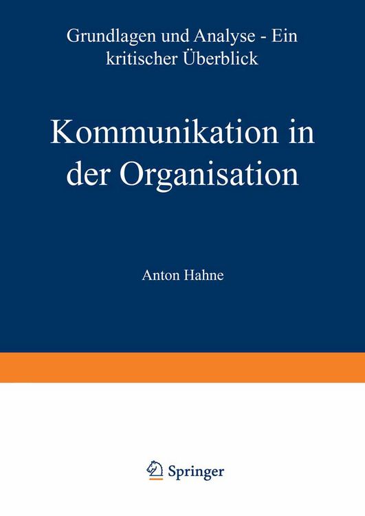 Produktbild: Kommunikation in der Organisation