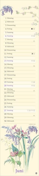 Produktbild: Edith Holden: Mit der Natur durchs Jahr Kalender 2027