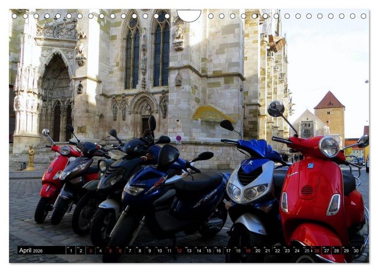Produktbild: REGENSBURG - urbanes Leben (Wandkalender 2026 DIN A4 quer), CALVENDO Monatskalender