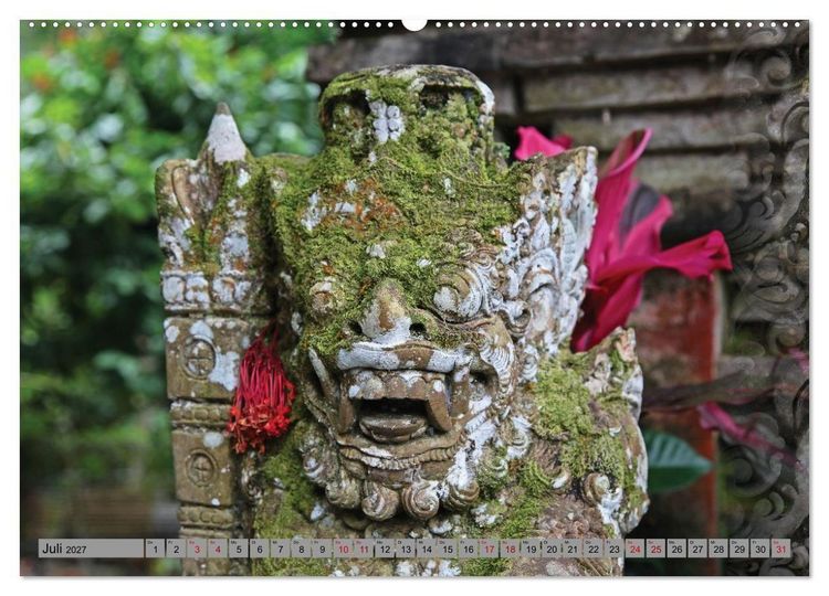 Produktbild: Bali - Tempelw&auml;chter und D&auml;monen (hochwertiger Premium Wandkalender 2027 DIN A2 quer), Kunstdruck in Hochglanz