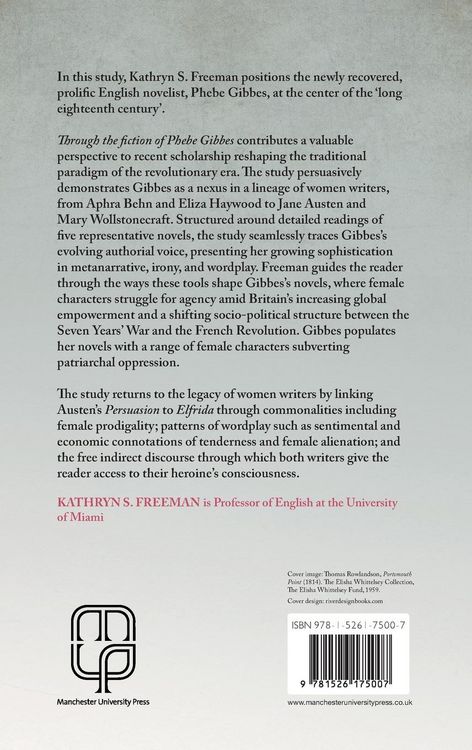 Produktbild: Through the fiction of Phebe Gibbes (1764-90)