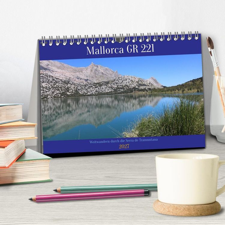 Produktbild: Mallorca GR 221. Weitwandern durch die Serra de Tramuntana (Tischkalender 2027 DIN A5 quer), CALVENDO Monatskalender