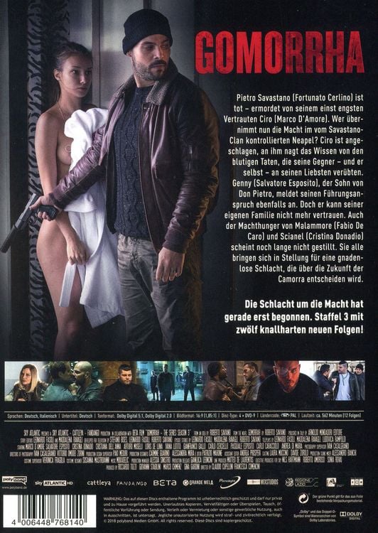 Produktbild: Gomorrha - Staffel 3 [4 DVDs]