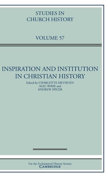 Produktbild: Inspiration and Institution in Christian History
