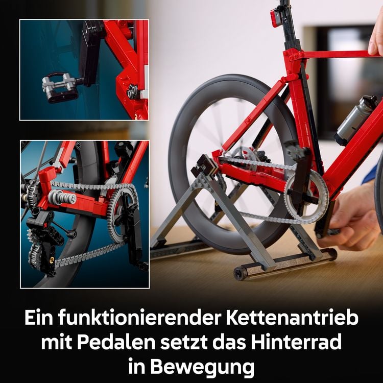 Produktbild: LEGO Icons 11380 Rennrad, Modellbau f&uuml;r M&auml;nner und Frauen, Geschenkidee
