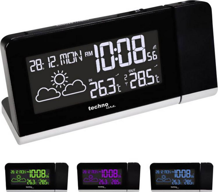 Produktbild: Techno Line Technoline WT 539 Funk Wecker digital Schwarz