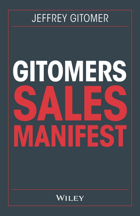 Produktbild: Gitomers Sales-Manifest