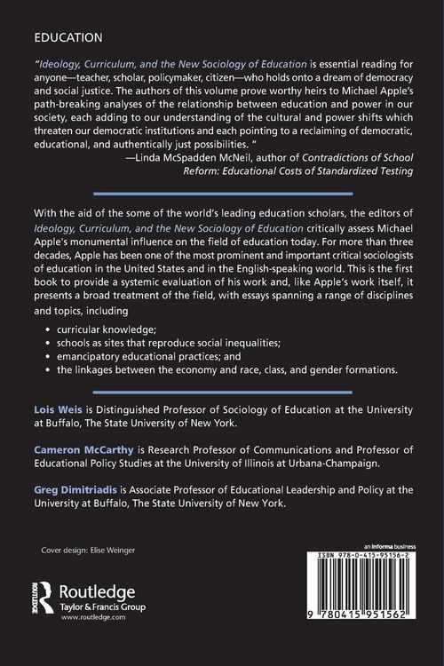 Produktbild: Ideology, Curriculum, and the New Sociology of Education