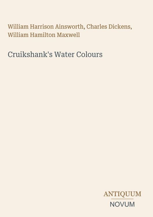 Produktbild: Cruikshank's Water Colours