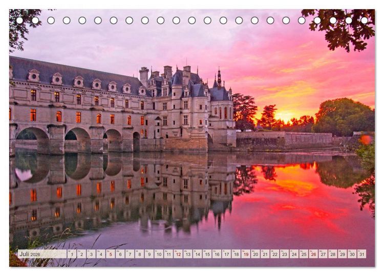 Produktbild: Romantisches Loiretal (Tischkalender 2026 DIN A5 quer), CALVENDO Monatskalender