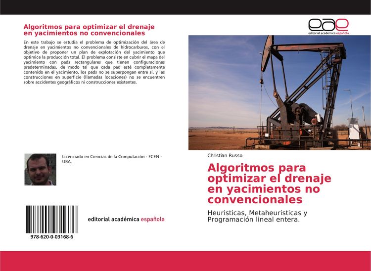 Produktbild: Algoritmos para optimizar el drenaje en yacimientos no convencionales