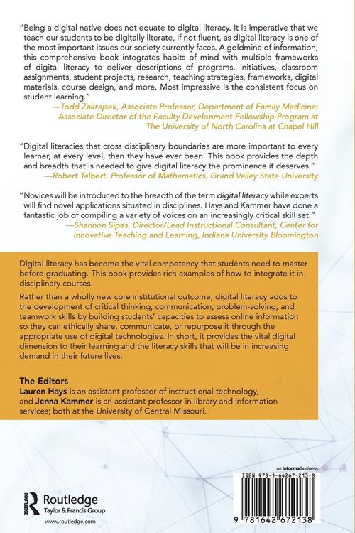 Produktbild: Integrating Digital Literacy in the Disciplines