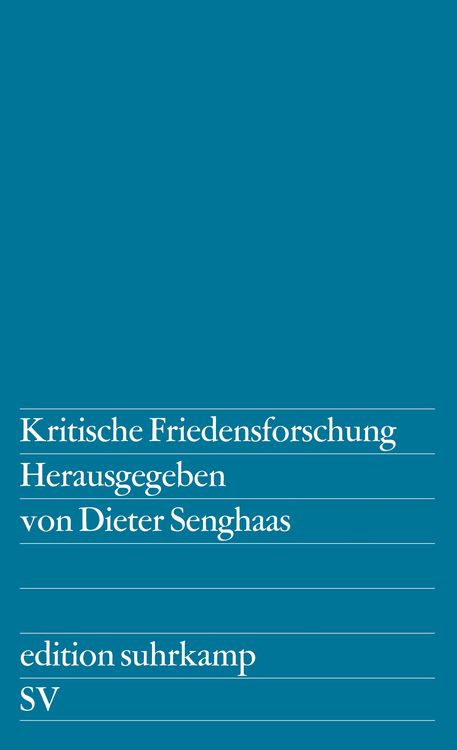 Produktbild: Kritische Friedensforschung