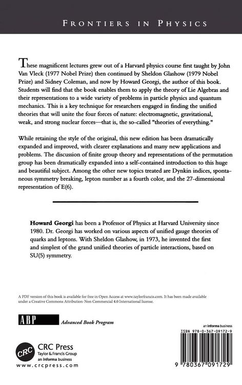 Produktbild: Lie Algebras In Particle Physics