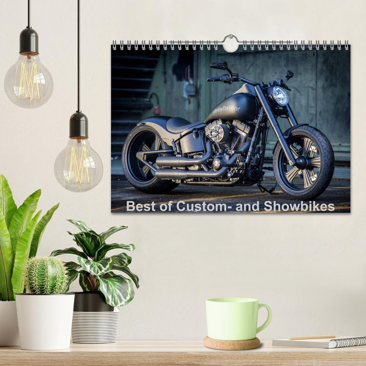 Produktbild: Best of Custom- and Showbikes Kalender (Wandkalender 2026 DIN A4 quer), CALVENDO Monatskalender