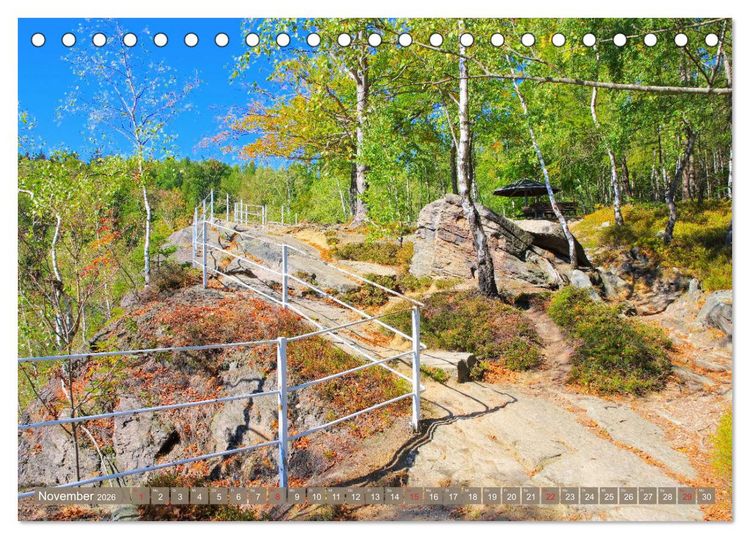 Produktbild: Erzgebirge - Reiches kulturelles Erbe und erholsame Natur (Tischkalender 2026 DIN A5 quer), CALVENDO Monatskalender