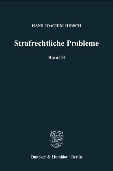 Produktbild: Strafrechtliche Probleme.