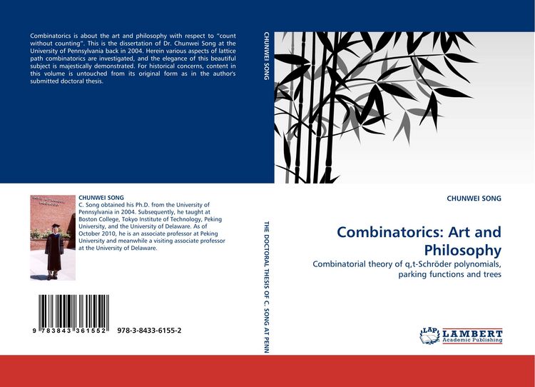 Produktbild: Combinatorics: Art and Philosophy