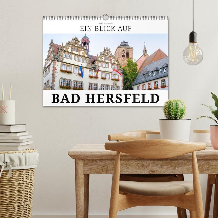 Produktbild: Ein Blick auf Bad Hersfeld (Wandkalender 2026 DIN A3 quer), CALVENDO Monatskalender
