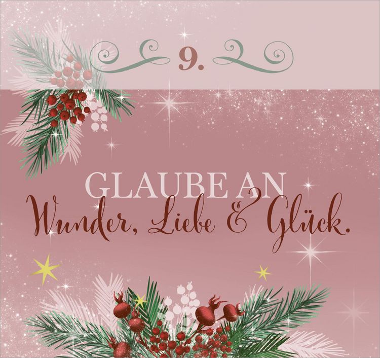 Produktbild: Postkarten-Adventskalender. Weihnachten ist, wenn das Herz nach Hause kommt