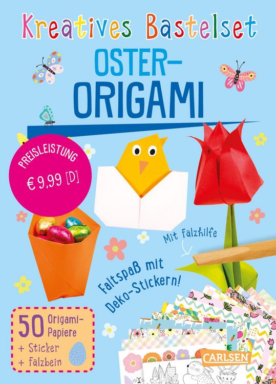 Produktbild: Bastelset f&uuml;r Kinder: Kreatives Bastelset: Oster-Origami