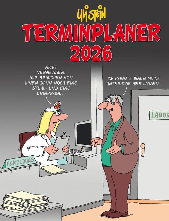 Produktbild: Uli Stein Terminplaner 2026: Taschenkalender
