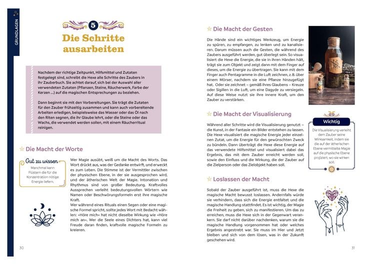 Produktbild: Hexenmagie f&uuml;r Einsteiger. Zauberrituale f&uuml;r alle Bereiche: Schutz, Reinigung, Gl&uuml;ck, Kreativit&auml;t, Beruf, Liebe, Heilung uvm.