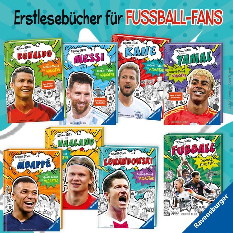 Produktbild: Fu&szlig;ball-Stars - Alles &uuml;ber Lewandowski. Vom Fu&szlig;ball-Talent zum Megastar