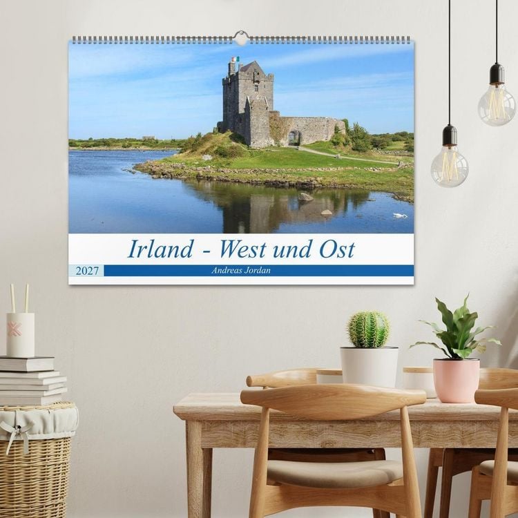 Produktbild: Irland - West und Ost (Wandkalender 2027 DIN A2 quer), CALVENDO Monatskalender