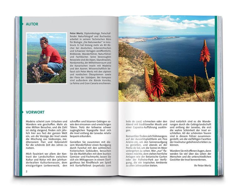 Produktbild: KOMPASS Wanderf&uuml;hrer Madeira, 60 Touren mit Extra-Tourenkarte