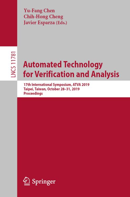 Produktbild: Automated Technology for Verification and Analysis
