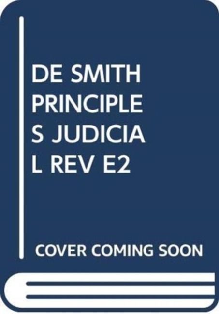 Produktbild: De Smith's Principles of Judicial Review