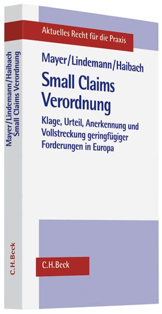 Produktbild: Mayer, H: Small-Claims-Verordnung