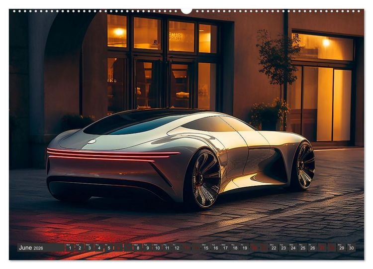 Produktbild: Fast, noble, elegant (High Quality Premium Wall Calendar 2026 DIN A2 landscape),CALVENDO 12 Month Wall Calendar