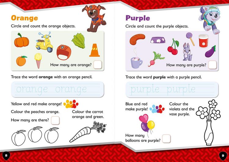 Produktbild: PAW Patrol Shapes and Colours Activity Book