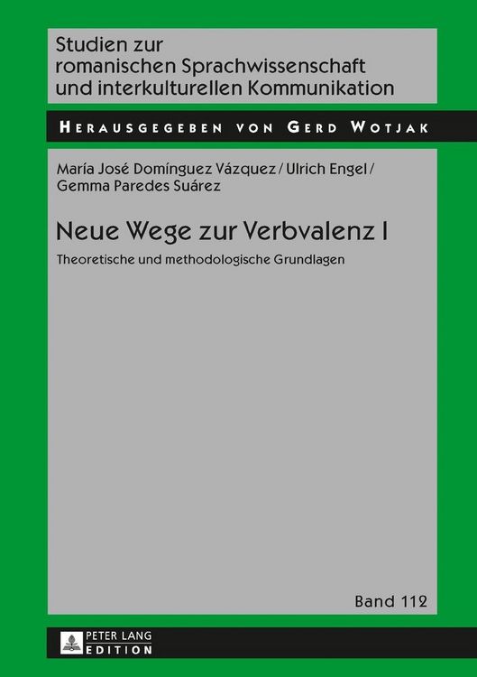 Produktbild: Neue Wege zur Verbvalenz I