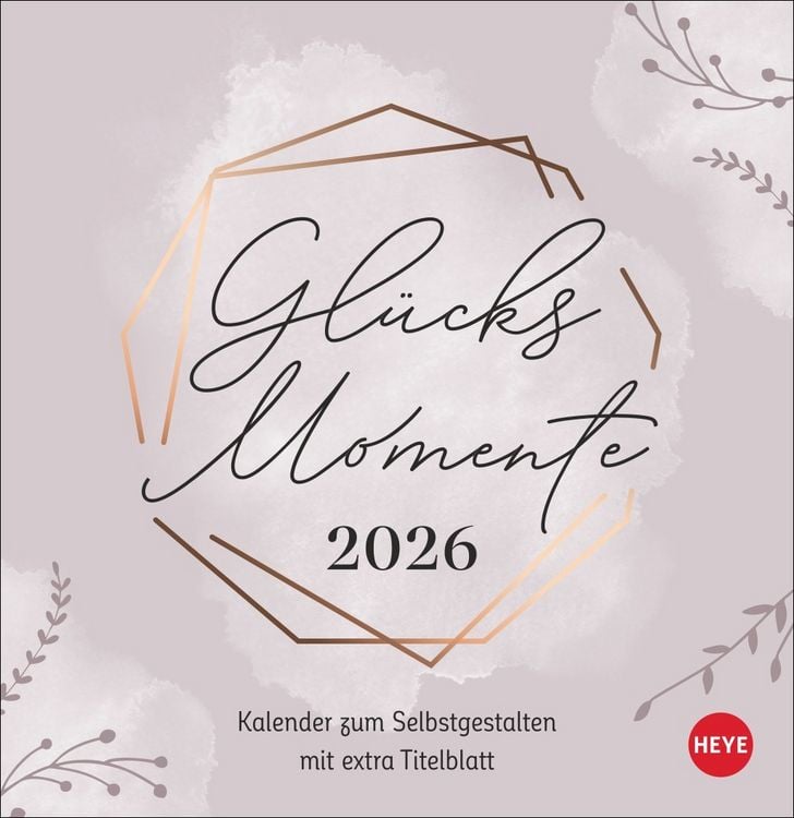 Produktbild: Kreativkalender zum Aufstellen Glücksmomente 2026